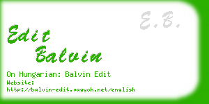 edit balvin business card